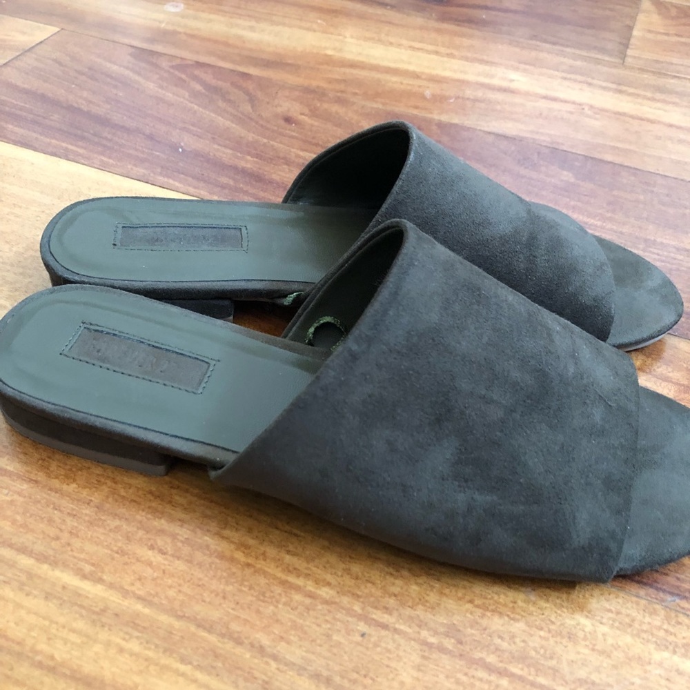Forever 21 suede slides